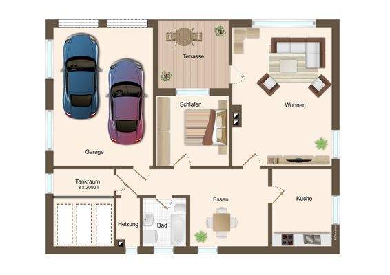 Grundriss Souterrain
