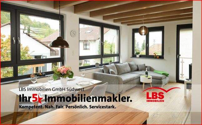 Ess- und Wohnbereich im Obergeschoß