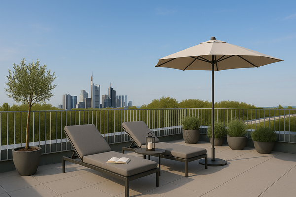 Beispiel Terrasse (digitales Staging)