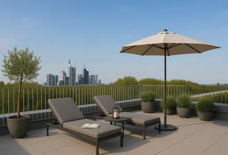 Beispiel Terrasse (digitales Staging)