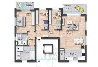 Wohnung A1, EG, Haus A