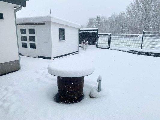 16cm Schnee über Nacht