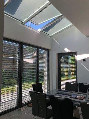 Wintergarten Oberlicht geöffnet