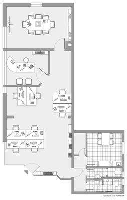 Grundriss Gewerbeeinheit