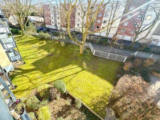 Blick in den Gemeinschaftsgarten