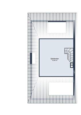 Grundriss Spitzboden S 12