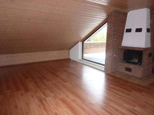 Wohnbereich mit Kamin