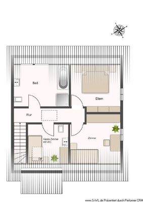 Grundriss - Dachgeschoss