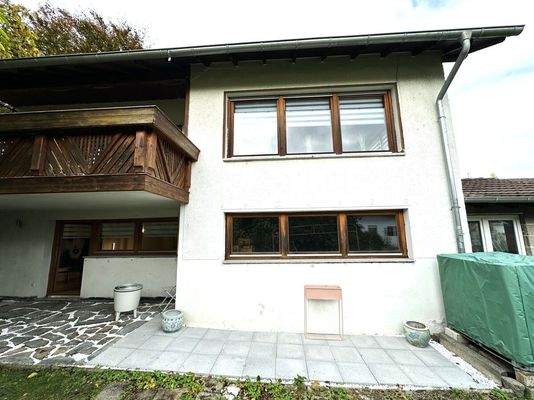 Die Rückansicht des Hauses