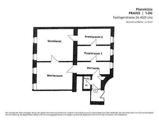Fadingerstrasse 24, 4020 Linz, Praxis, 1. OG