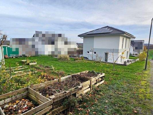 Rückansicht mit Garten