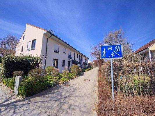 Zugang über Spielstrasse