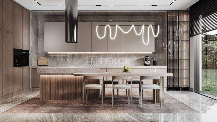 Villas in a Complex with Spacious Private Garden in Ankara, İncek