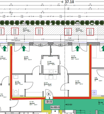 Grundriss Büro/Praxis