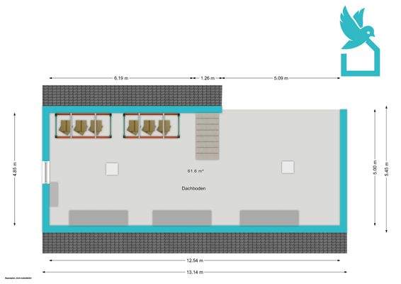 Grundriss Dachgeschoss