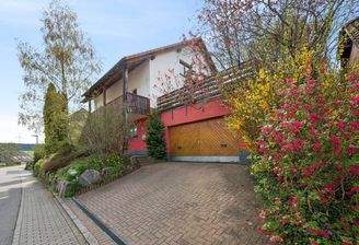 Garage & Straßenansicht