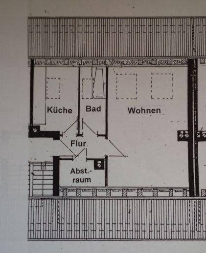 reserviert bis 3.6.2023  Wohnen in ruhiger Lage in WF Linden - 1 Zimmer DG-Whg mit EinbaukÃ¼che und