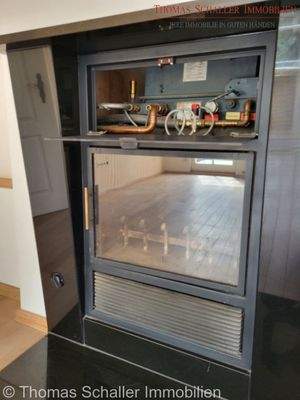 Kamin Einblick Technik 