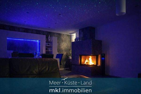 Abendstimmung am Kamin