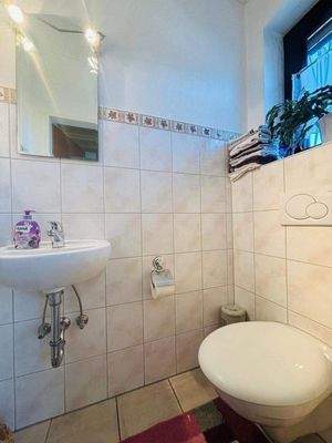 Gäste-WC im Erdgeschoss