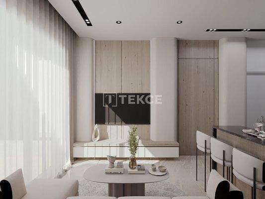 Apartments for Sale in a New Project with Pool in Altıntaş Antalya