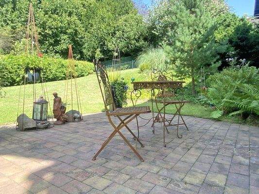 Terrasse im Bereich der Einliegerwohnung