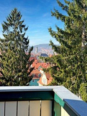 Blick von dem Balkon über Eisenach