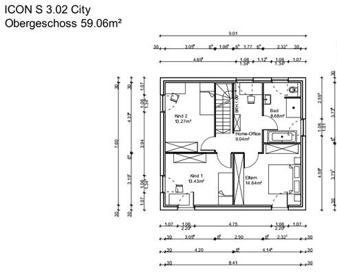 ICON S 3.02 City - Grundriss OG