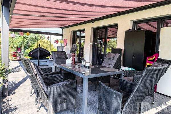 Blick auf die Terrasse