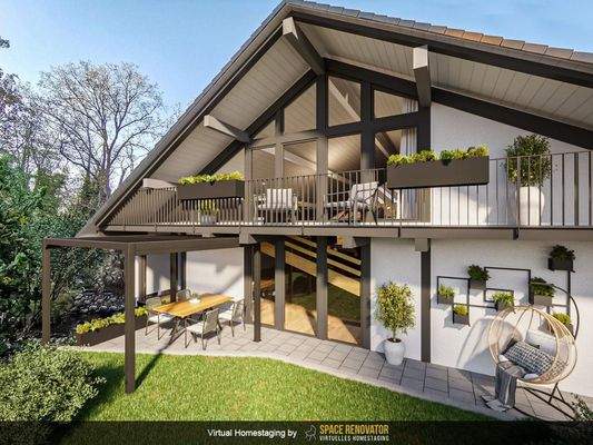 virtuell bearbeitet, Alternative Gartenansicht II