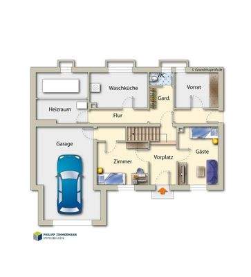 Grundriss Untergeschoss