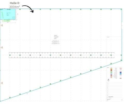 Detailplan Halle D