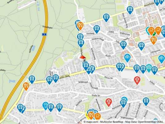 Geolyzer Kartenausschnitt