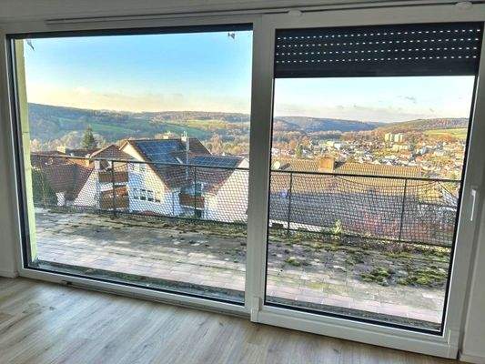 Aussicht vom Wohnzimmer