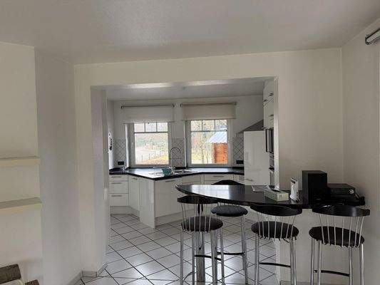 Küche mit Tresen