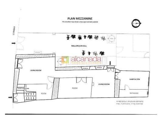 PLAN MEZZANINE - ENTRESUELO