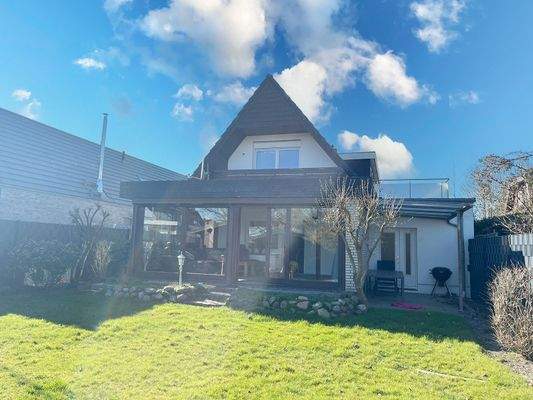 Rückansicht des Hauses 