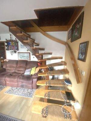 Treppe ins Dachgeschoß
