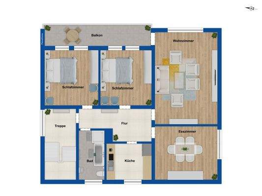 Grundriss Obergeschoss