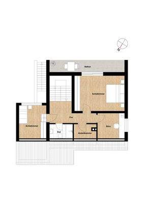 Grundriss Obergeschoss