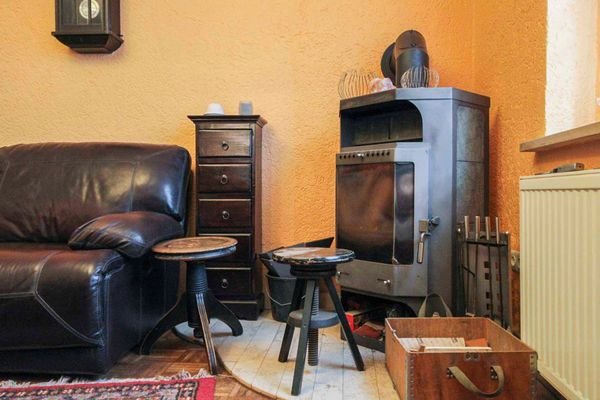 Kamin im Wohnzimmer