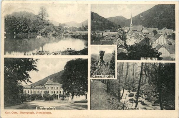Harztor/Ilfeld alte Postkarte