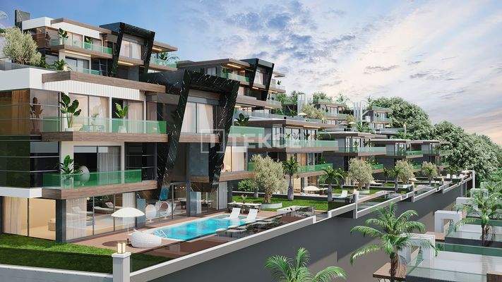 Chic Homes within Nature with Smart Home System in Alanya Antalya