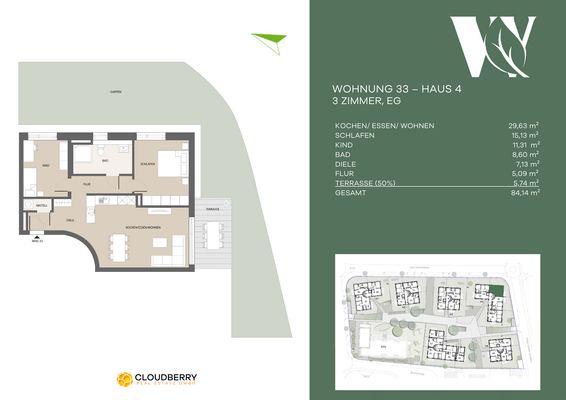 WIDOliving - Grundriss WE 33
