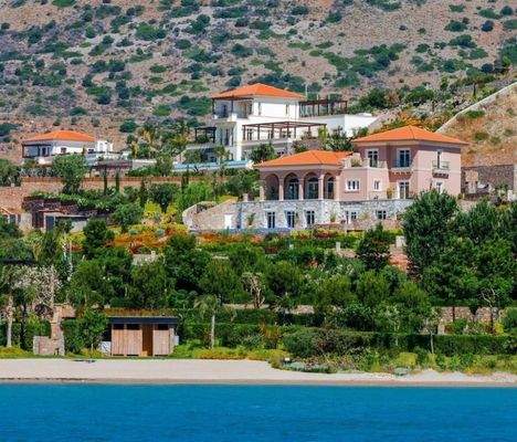 Kreta, Schisma Eloundas: Luxusvilla am Meer mit Pool, Privatstrand und 5-Sterne-Hotelservice zu verkaufen