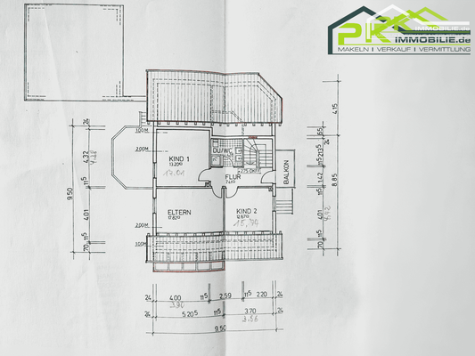 Grundriss Dachgeschoss