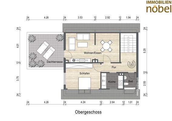 Grundriss Obergeschoss
