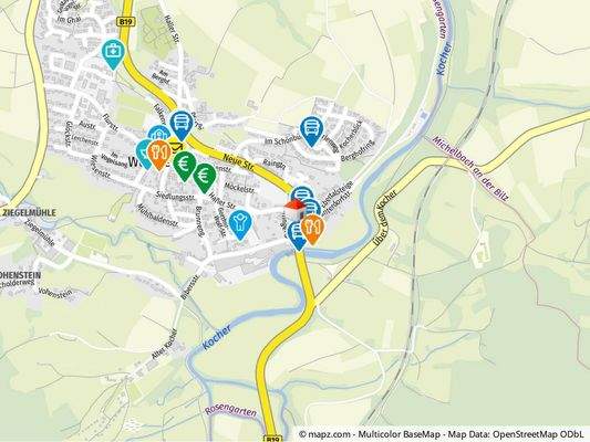 Geolyzer Kartenausschnitt