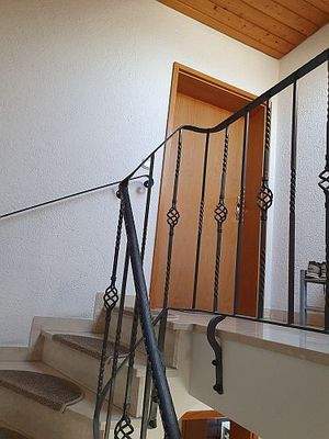 Wohnungstüre im Dachgeschoss