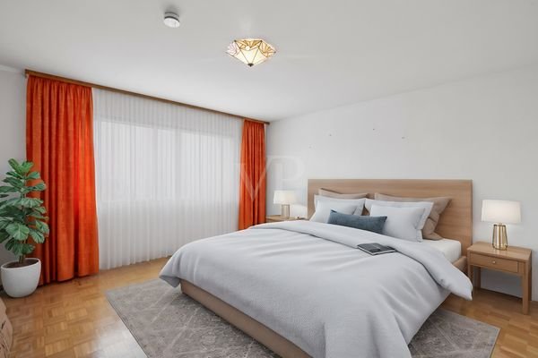 Elternschlafzimmer visualisiert